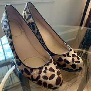 Calvin Klein Animal Print Heels